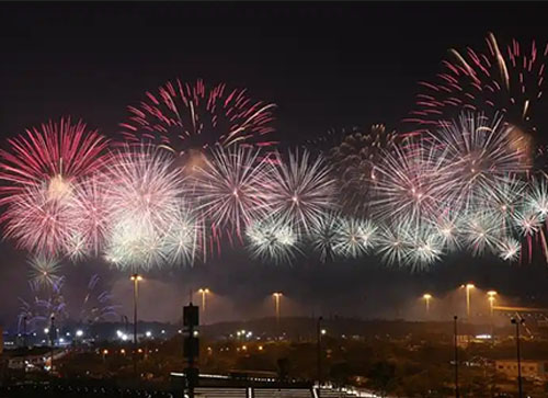 玛曲县焰火晚会